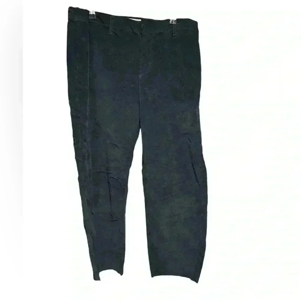 FRANK & EILEEN Kinsale Performance Cord Pants Navy Blue sz 12